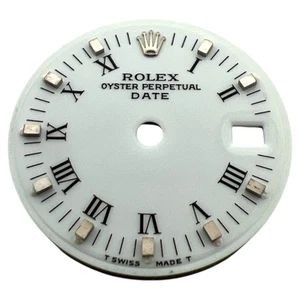 Genuine Rolex Oyster Perpetual Date 26mm Roman Dial White & Steel 6917 - Picture 1 of 4