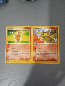 JCC Pokémon Rubí Torchic y Zafiro 73/109 Regular y combusken 27/109 - Imagen 1 de 2
