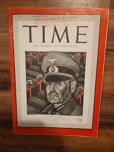 Time Magazine 29. Juni 1942 Band 39 Nr. 26 Hitlers Halder Newstand Biloxi, Miss - Bild 1 von 7