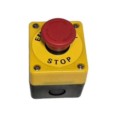 OMRON A22EM11B Parada de Emergencia Pulsador Contactos y Gabinete 1 Nc 1 No Foto 1 de 3