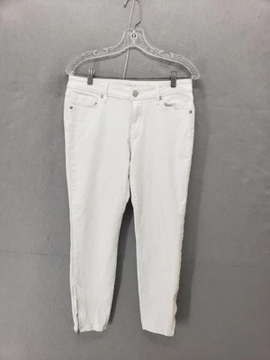Pantalones de mezclilla Ann Taylor Loft para mujer 6 ajustados con cremallera en el tobillo elásticos clásicos Foto 1 de 4
