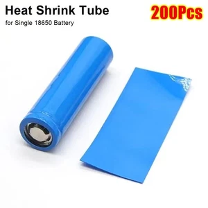200Pcs/Pack Single 18650 Battery Shrinkable Film - Picture 1 of 10