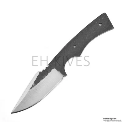 6''  Handmade Carbon Steel Hunting Knifemaking Supply Skinner Blank Blade Knife - Image 1 of 4