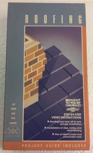 Hometime Roofing w/ printed Project Guide VHS PBS Step-by-Step Instructions - Picture 1 of 6