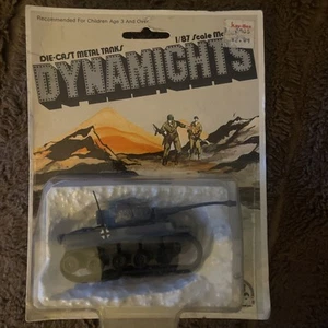 Vintage 1978 Zee Toys Dynamights 1:87 Diecast Metal Tank, US Army M60A1, MOC - Picture 1 of 2