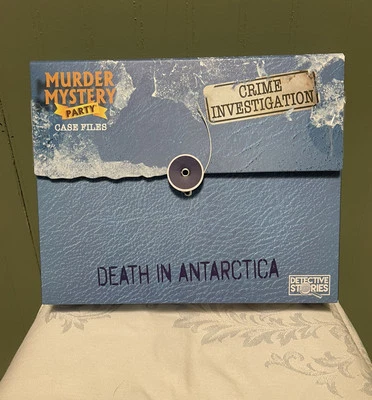 Murder Mystery Party Case Files Death in Antarctica University Games - NEW - Image 1 of 2