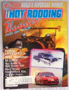 Popular Hot Rodding Magazine November 1987 Drag Racing Mustang Pontiac Shelby - Picture 1 of 3