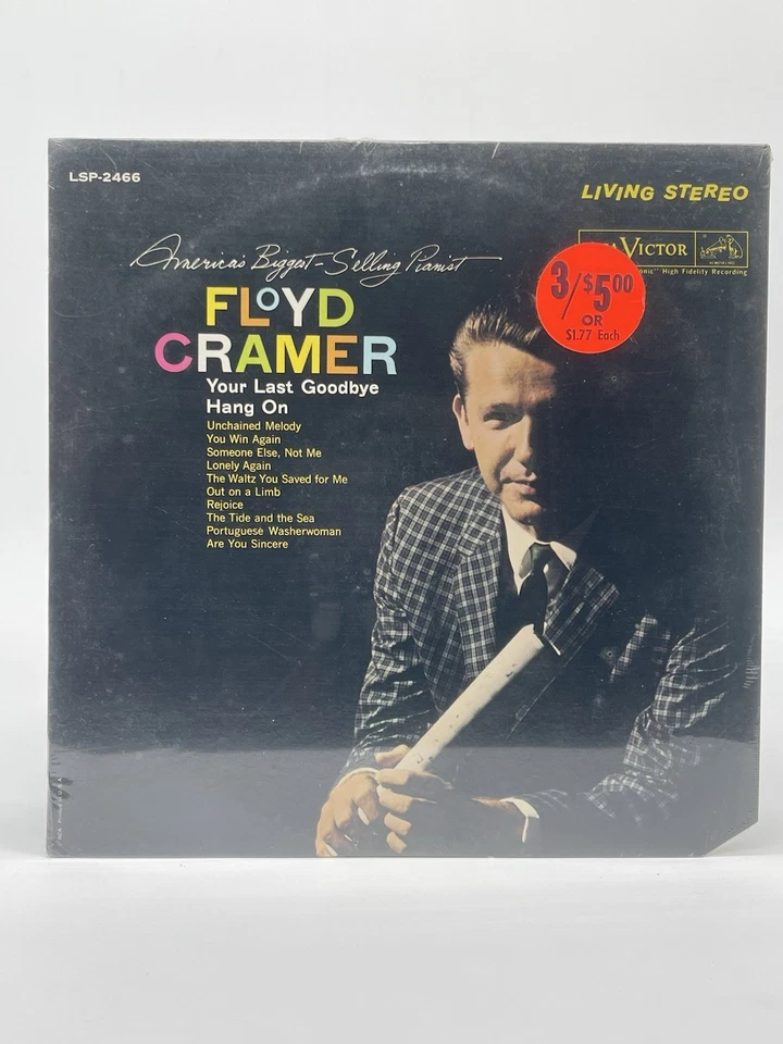 NEW SEALED FLOYD CRAMER AMERICA'S BEST SELLING PIANIST 12" LP VINYL RECORD RCA - Image 1 of 2