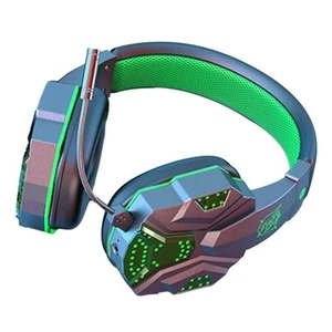 Wireless Headset Gaming Headset Surround Sound RGB Gaming Headphone with4987 - Afbeelding 1 van 21