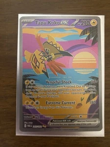 Pokémon Tapu Koko ex - 247/182 Paradox Rift Special Illustration Rare NM/M - Picture 1 of 3