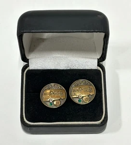 Vtg FedEx Ground Safety 10 & 12 Year Service Award With Green Gem collectible - Picture 1 of 6