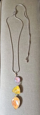 施华洛世奇试金石水晶流动性吊坠薰衣草阳光和桃子 32  — 第 1/4 张图片