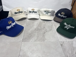 6 SEIS gorras de golf MacGregor ajustables lámina en V - Imagen 1 de 13