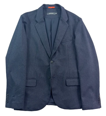 Bluffworks 46R Slim Fit Navy Blue Unstructured Blazer Jacket Sport Suit Coat - Image 1 of 4