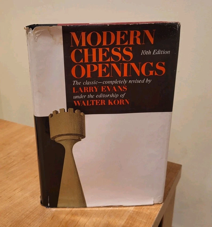 MODERN CHESS OPENINGS  1965   Larry Evans  10Th EDITION  Walter Korn  HCDJ - Image 1 of 4