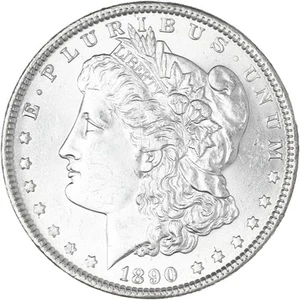 1890 (P) Morgan Silver Dollar BU US Mint Coin See Pics E699 - Picture 1 of 3
