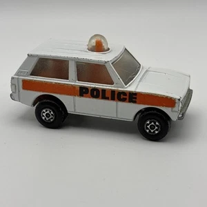 VTG Matchbox Rolamatics Range Rover Police Patrol #20 1975 Diecast Car England - Picture 1 of 10