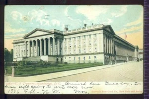 2262 US Treasury Washington DC Vintage 1906 Postcard - Imagen 1 de 1