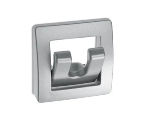 Wardrobe hook / wall hook chrome - folding and provided with 2 hooks - Picture 1 of 1