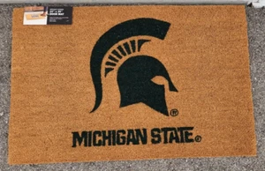 *SALE X-Large Michigan State Spartans 23" x 35" Doormat. Rubber backing Licensed - Picture 1 of 4