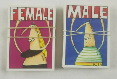 Juego de comodines de reemplazo de Battle of the Sexes masculino y femenino de 1997 Foto 1 de 2