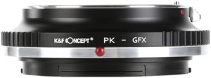 K&F Concept Lens Mount Adapter for Pentax K PK Lens to Fujifilm G GFX Camera