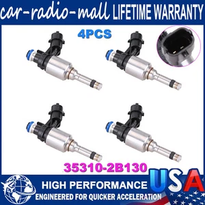 Inyector de combustible 4X adecuado para Hyundai Accent Veloster 2012-2017 Kia Rio Soul 1.6L L4 - Imagen 1 de 14