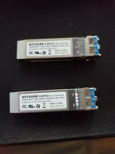 LOT of 2 Genuine AXM762 Netgear Compatible 10GBASE-LR SFP+ - Picture 1 of 1