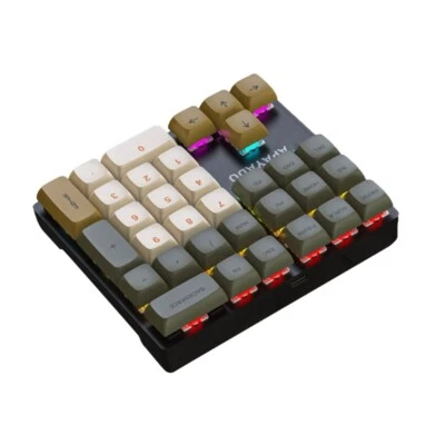Wire Numeric Keypad 33-Key Corded USB Number Pad External Numpad Portable Mini - Image 1 of 4