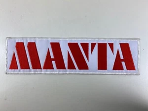 Opel Manta  Aufnäher, Aufbügler, Patch, Sticker  Rückenaufnäher ca 25x8cm - Bild 1 von 1