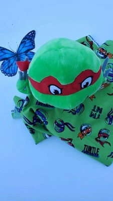 Lovey Ninja turtles Plush Security Blanket for Babies & Toddlers, flannel NinjaT - Image 1 of 4