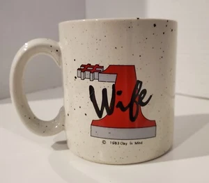 Kaffeebecher Nummer 1 Frau 1983 Keramik - Bild 1 von 8