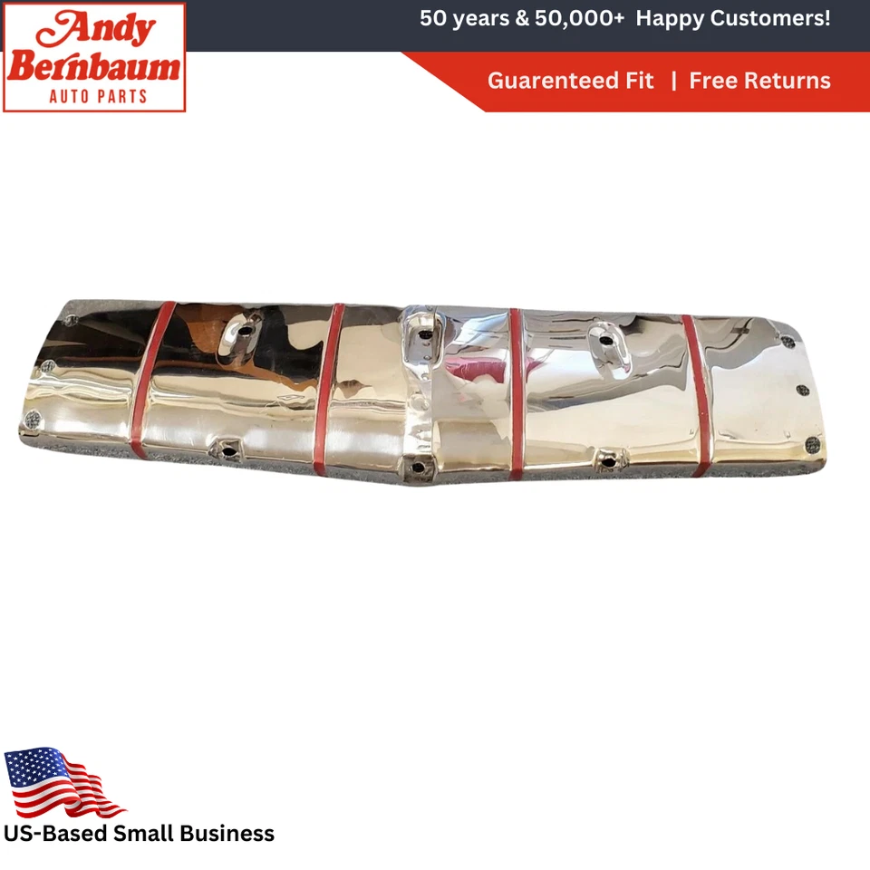 Barra de rejilla cromada central superior suburbana Plymouth Belvedere 1953 1435289. Foto 1 de 4