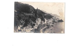 Amalfi (Salerno): Panorama dall' Hotel dei Cappuccini. Cart. fp '900 (albumina?)