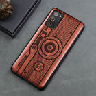 Schutzh&#252;lle F&#252;r Samsung Galaxy S24 S23 S22 S21 S20 Ultra Holz Silikon Case Cover