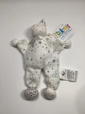 "Muñeca bebé de tela egipcia orgánica Under the Nile Baby Buddy Lovey 8""" Foto 1 de 2