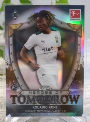 2021-22 Chrome Bundesliga Heroes of Tomorrow #HT-KK Kouadio Koné - Image 1 of 2