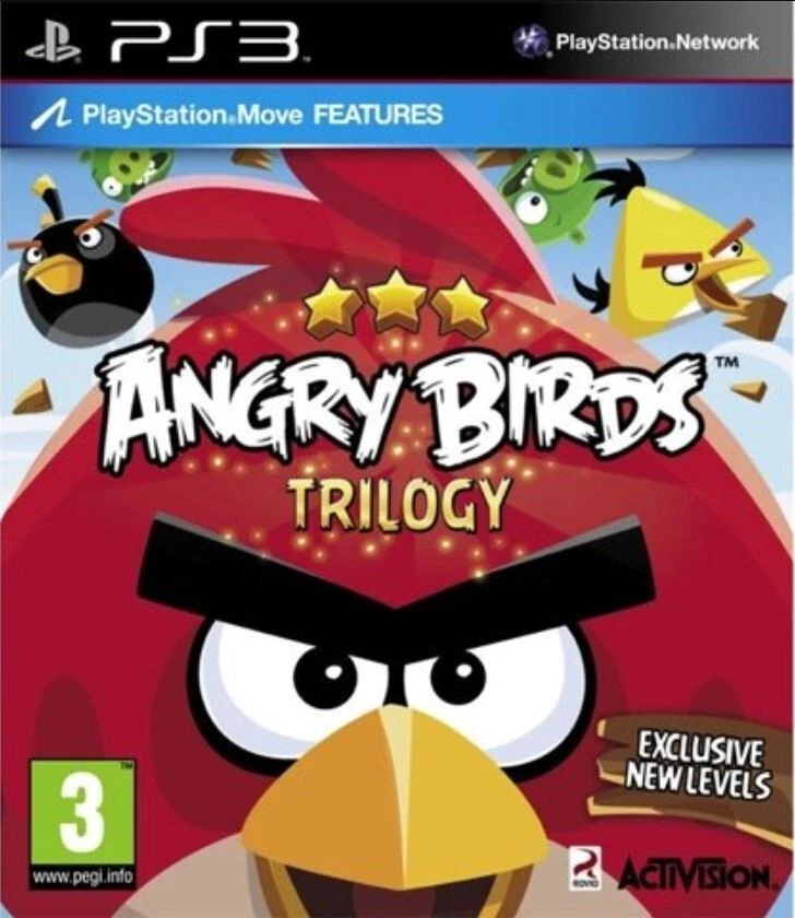 Angry Birds Trilogy Original Release PS3 RE SEALED PAL Playstation 3 - Image 1 of 1