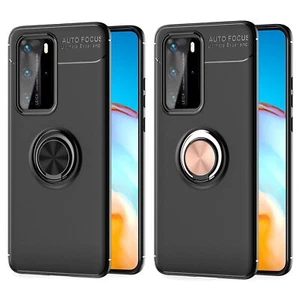 Ring Hülle für Huawei P40 Pro, Handy Case Cover Schutz Tasche Bumper Etui - Bild 1 von 15