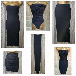BNIB Starck Naked Hot Dress Wolford XS Black Dress Integrated snap close gusset - Picture 1 of 19