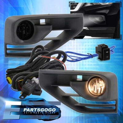 For 17-20 Nissan Pathfinder Smoked Fog Lights Driving Lamps + Wiring Switch Kit Foto 1 de 4