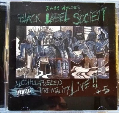 Zakk Wylde's Black Label Society Alcohol Fueled Brewtality Live !! CD Album 2001 - Image 1 of 4