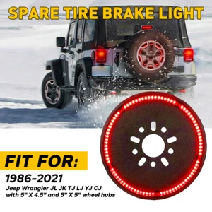 LED 3rd Spare Tire Brake Tail for Light 1986-2021 Jeep Wrangler JL JK TJ LJ YJ - Picture 1 of 12