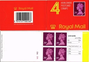 GB 1989 Yvert C 1409 £1.16 booklet 4x29p - Picture 1 of 1