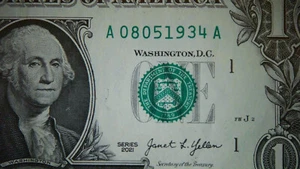 2021 Seroes $1 Dollar Birthday Note  Aug. 05, 1934  A08051934A - Picture 1 of 3