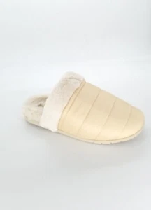 6368 Vionic Womens Karma Josephine Cozy Mule Slipper Beige Size 9M US - Picture 1 of 9