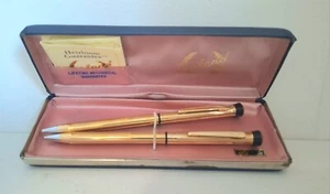 Vintage Garland Gold Filled Pen And Mechanical Pencil-NEW - Picture 1 of 2