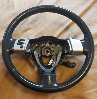 07-14 Volante FJ CRUISER Cuero Negro Plateado 3 Radios Control de Crucero Fabricante de Equipo Original Foto 1 de 4