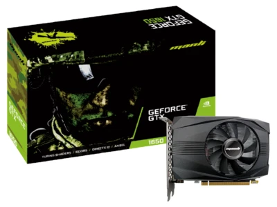 MANLI SCHEDA VIDEO NVIDIA GEFORCE GTX 1650 4GB GDDR6 GAMING GRAFICA HDMI DVI - Immagine 1 di 4