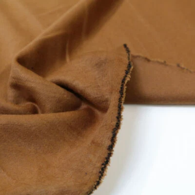 WinterStoff Warme Kleidung Strapazierfähig Dehnbar Reh Braun Meterware - Bild 1 von 3